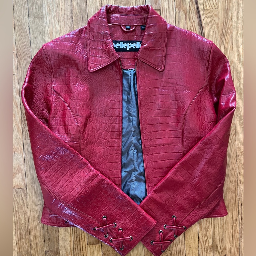 Pelle Pelle Vintage Red Leather Jacket